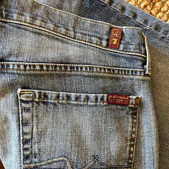 7 for all mankind Jeans Standard style Blue Denim - Picture 6 of 8